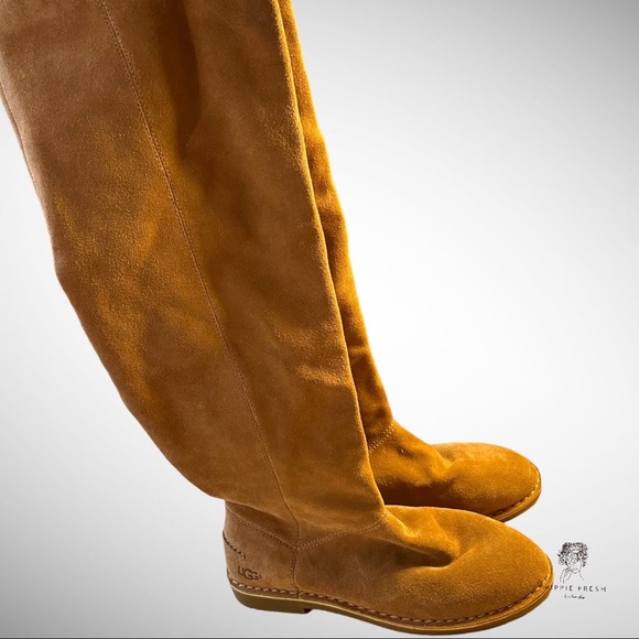 UGG® | Chestnut Loma Suede Over-The Knee Boot - Women NWOTAGS Size 7 - Picture 6 of 7